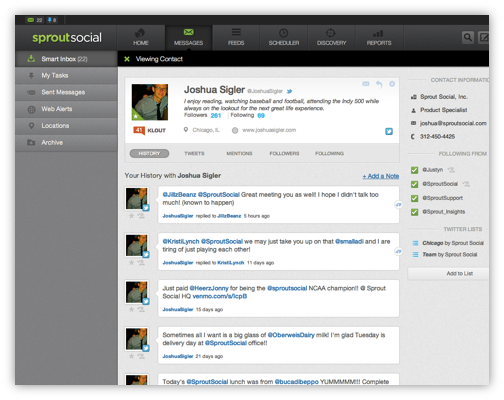 Social Relationship Management - Sprout Social