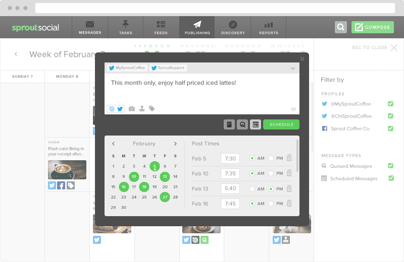 Social Media Scheduling